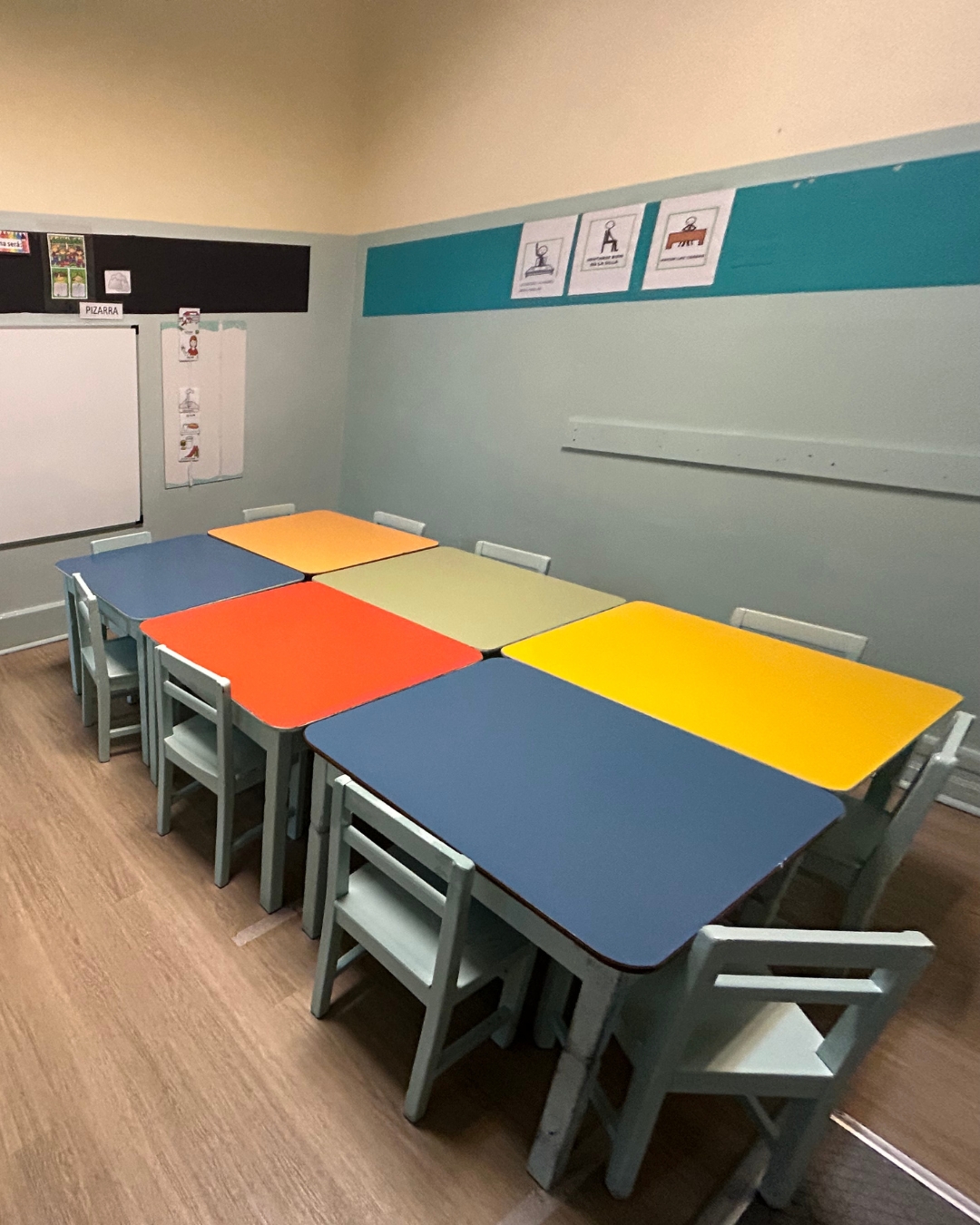 Sala de clases de CEDIN Santiago