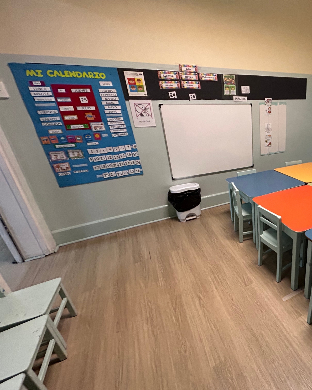 Sala de clases equipada de CEDIN Santiago